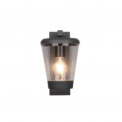 Cavado - Anthracite Wall Lamp with Clear Diffuser
