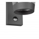 Trio-211069142 - Cavado - Anthracite PIR Wall Lamp with Clear Diffuser