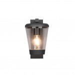 Cavado - Anthracite PIR Wall Lamp with Clear Diffuser