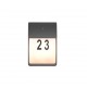 - Mersey - Anthracite Wall Lamp with Number Set Trio-212160242 - Mersey - Anthracite Wall Lamp with Number Set