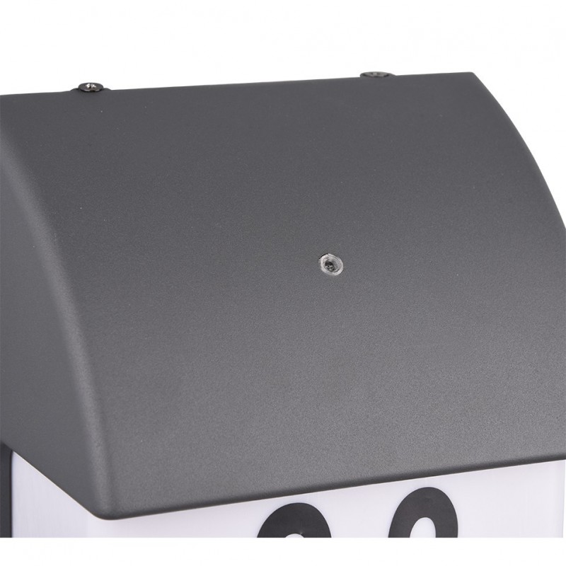 - Mersey - Anthracite Wall Lamp with Number Set Trio-212160242 - Mersey - Anthracite Wall Lamp with Number Set