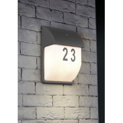 Mersey - Anthracite Wall Lamp with Number Set Mersey - Anthracite Wall Lamp with Number Set