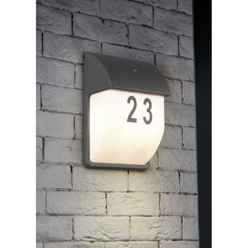 - Mersey - Anthracite Wall Lamp with Number Set Trio-212160242 - Mersey - Anthracite Wall Lamp with Number Set