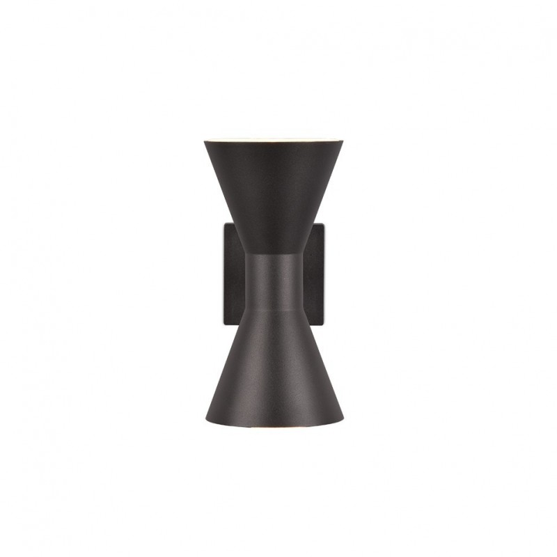 - Ardas - Matt Black Up & Down Wall Lamp IP44 Trio-212560232 - Ardas - Matt Black Up & Down Wall Lamp IP44