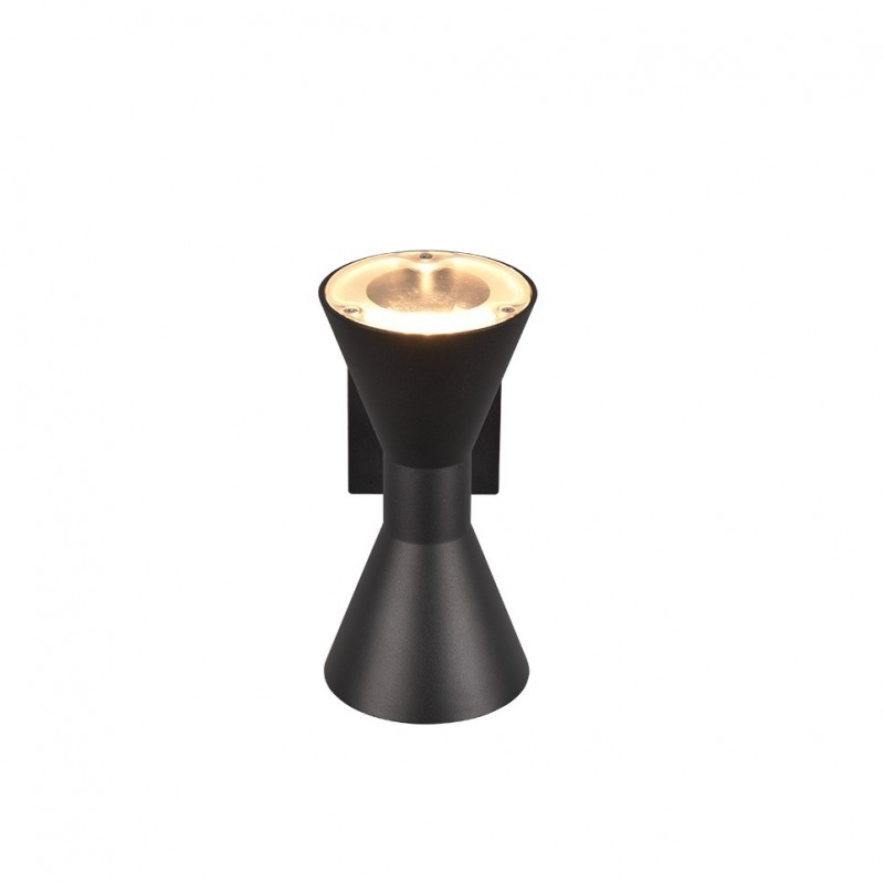 - Ardas - Matt Black Up & Down Wall Lamp IP44 Trio-212560232 - Ardas - Matt Black Up & Down Wall Lamp IP44