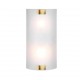 - Pura - Antique Brass 2 Light Wall Lamp with White Glass Trio-212700204 - Pura - Antique Brass 2 Light Wall Lamp with White Glass
