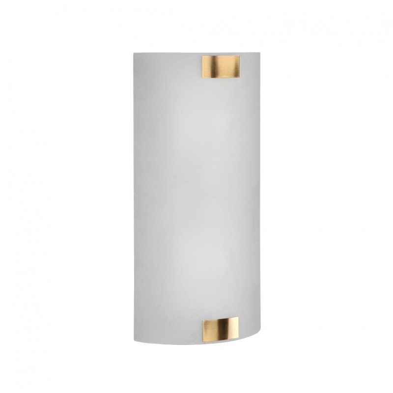 - Pura - Antique Brass 2 Light Wall Lamp with White Glass Trio-212700204 - Pura - Antique Brass 2 Light Wall Lamp with White Glass