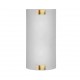 - Pura - Antique Brass 2 Light Wall Lamp with White Glass Trio-212700204 - Pura - Antique Brass 2 Light Wall Lamp with White Glass