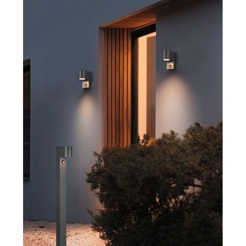 - Roya - Anthracite PIR Wall Lamp Trio-214260142 - Roya - Anthracite PIR Wall Lamp