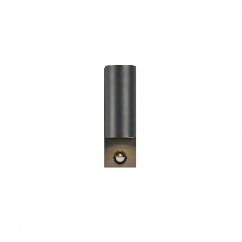 - Roya - Anthracite Up & Down PIR Wall Lamp Trio-214260242 - Roya - Anthracite Up & Down PIR Wall Lamp