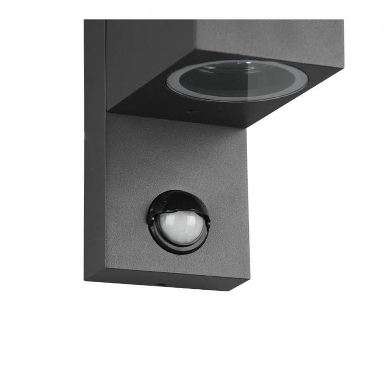 - Roya - Anthracite Up & Down PIR Wall Lamp Trio-214269242 - Roya - Anthracite Up & Down PIR Wall Lamp