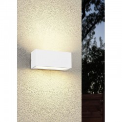 Mayenne - Matt White Up & Down Wall Lamp IP44