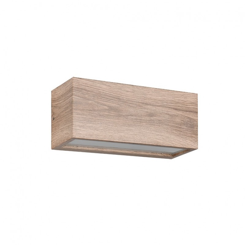 Trio-218560235 - Mayenne - Wooden Up & Down LED Wall Lamp IP44