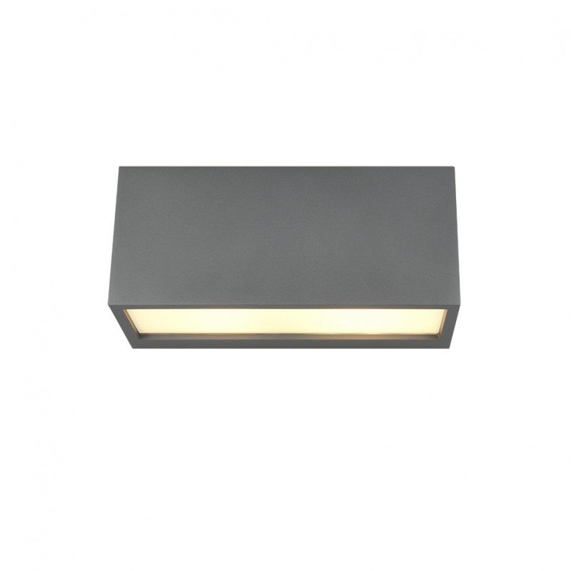 - Mayenne - Anthracite Up & Down Wall Lamp IP44 Trio-218560242 - Mayenne - Anthracite Up & Down Wall Lamp IP44