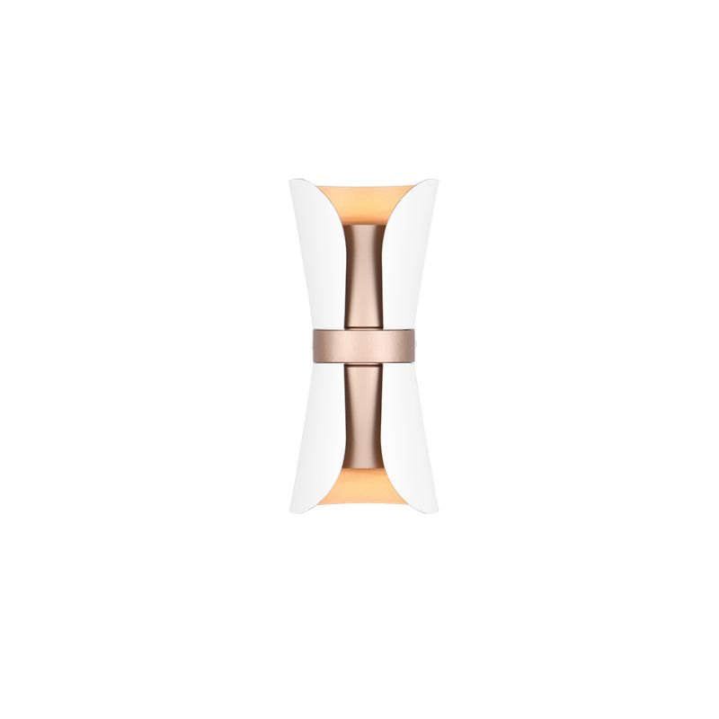 - Coat - White & Coffee 2 Light Wall Lamp Trio-218600231 - Coat - White & Coffee 2 Light Wall Lamp