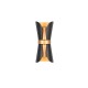 - Coat - Black & Gold 2 Light Wall Lamp Trio-218600280 - Coat - Black & Gold 2 Light Wall Lamp