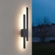 - Tawa - Anthracite LED Wall Lamp IP54 Trio-221460242 - Tawa - Anthracite LED Wall Lamp IP54