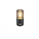 - Hoosic - Matt Black PIR Wall Lamp with Smoked Diffuser Trio-222260132 - Hoosic - Matt Black PIR Wall Lamp with Smoked Diffuser