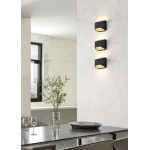 Arino - Wooden & Black LED Wall Lamp