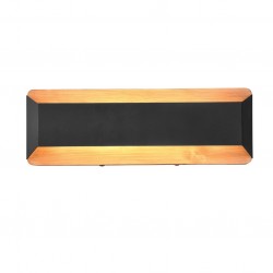 Arino - Wooden & Black LED Wall Lamp Arino - Wooden & Black LED Wall Lamp