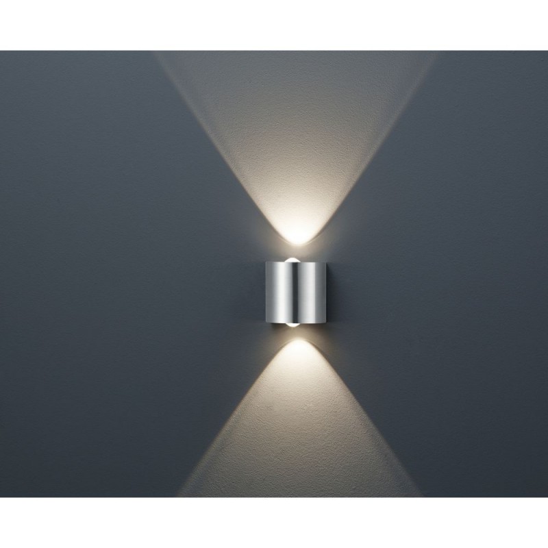 Trio-225510207 - Wales - Matt Nickel Up & Down LED Wall Lamp