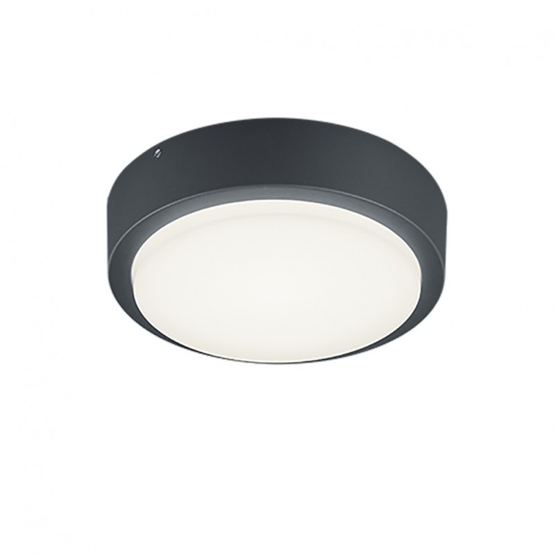 Trio-227260142 - Breg - Anthracite Ceiling / Wall Lamp Ø 20 cm