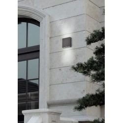 Thames - Square Anthracite LED Wall Lamp IP54 Thames - Square Anthracite LED Wall Lamp IP54