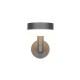 Trio-230561142 - Mackenzie - Anthracite Wall Lamp with White Diffuser