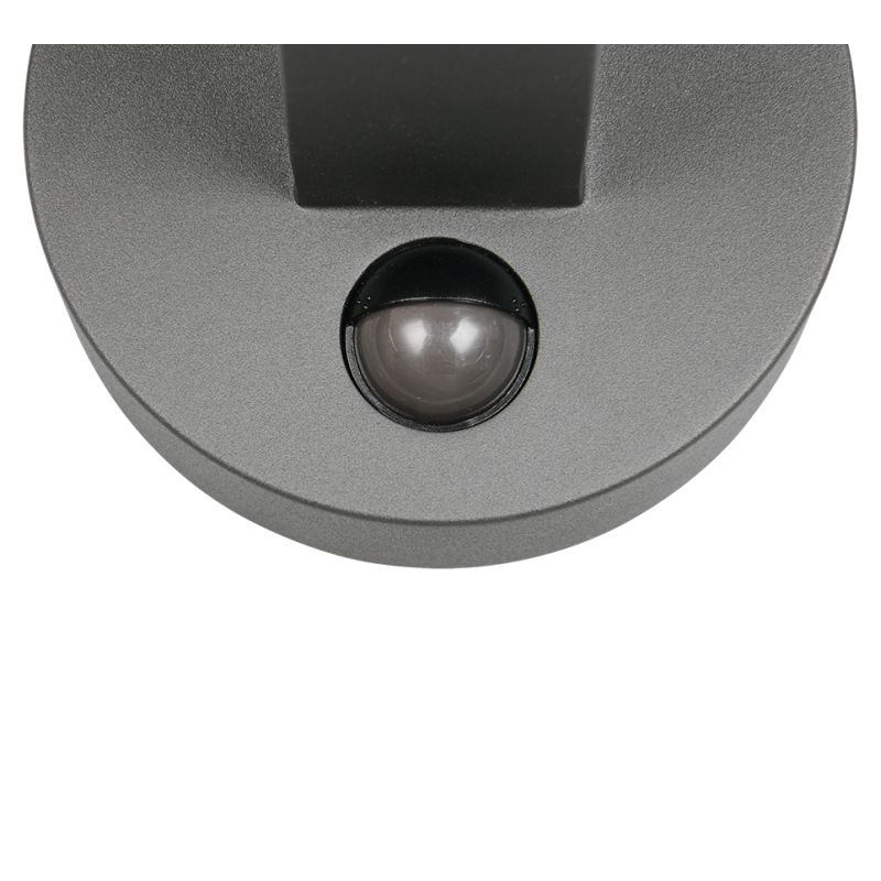 - Mackenzie - Anthracite PIR Wall Lamp with White Diffuser Trio-230569142 - Mackenzie - Anthracite PIR Wall Lamp with White Diffuser