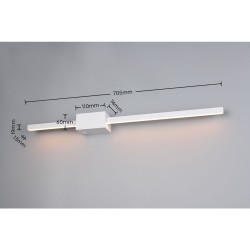 Cassino - White CCT Wall Lamp 850 lm