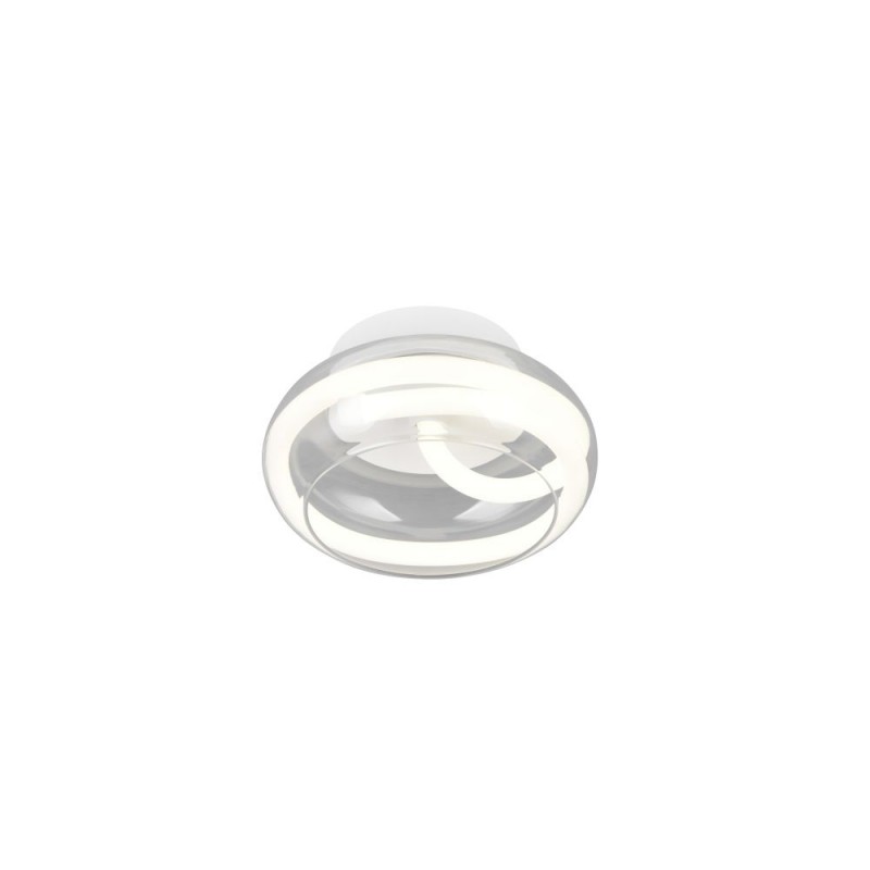 Trio-237870131 - Tarsia - White LED Wall Lamp with Clear Glass