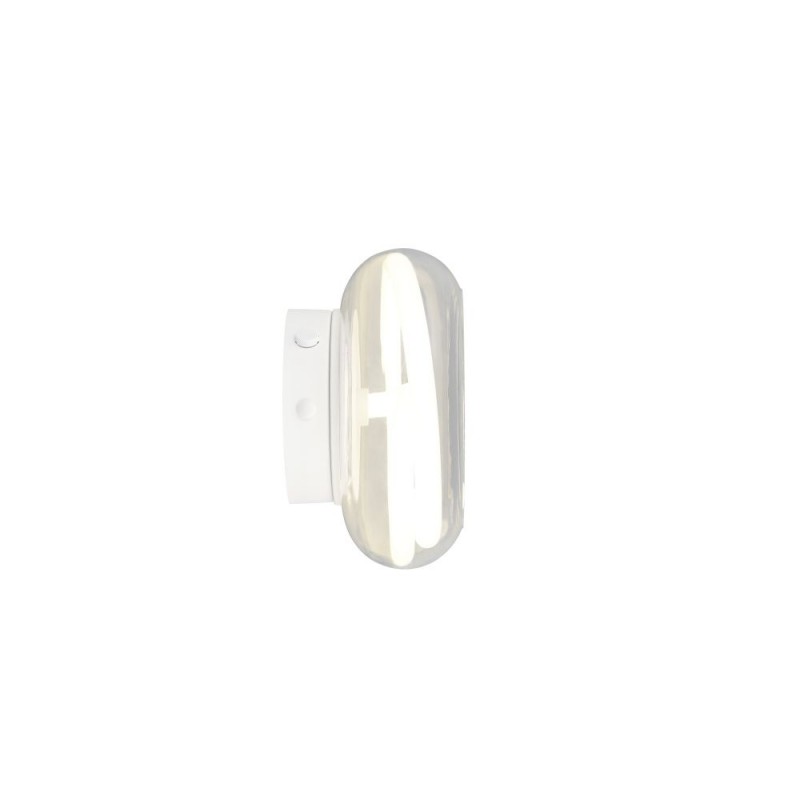 Trio-237870131 - Tarsia - White LED Wall Lamp with Clear Glass