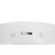 Trio-237970131 - Napoli - Matt White CCT Wall Lamp with White Glass Shade