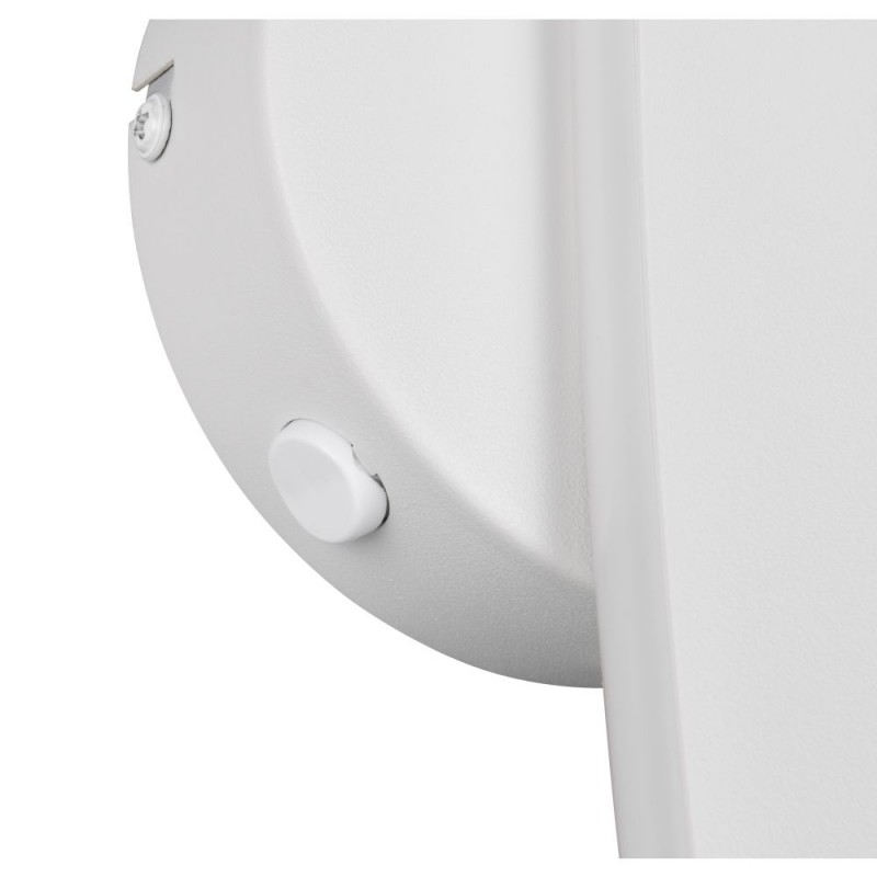 Trio-237970131 - Napoli - Matt White CCT Wall Lamp with White Glass Shade