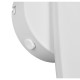 Trio-237970131 - Napoli - Matt White CCT Wall Lamp with White Glass Shade