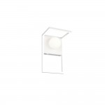 Arola - White CCT Wall Lamp with White Glass