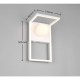 Trio-238170131 - Arola - White CCT Wall Lamp with White Glass