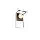 Trio-238170132 - Arola - Black CCT Wall Lamp with White Glass