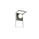 Trio-238170132 - Arola - Black CCT Wall Lamp with White Glass