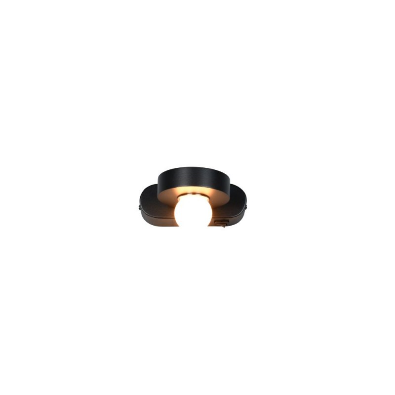Trio-238270132 - Arpino - Black CCT Wall Lamp with White Glass
