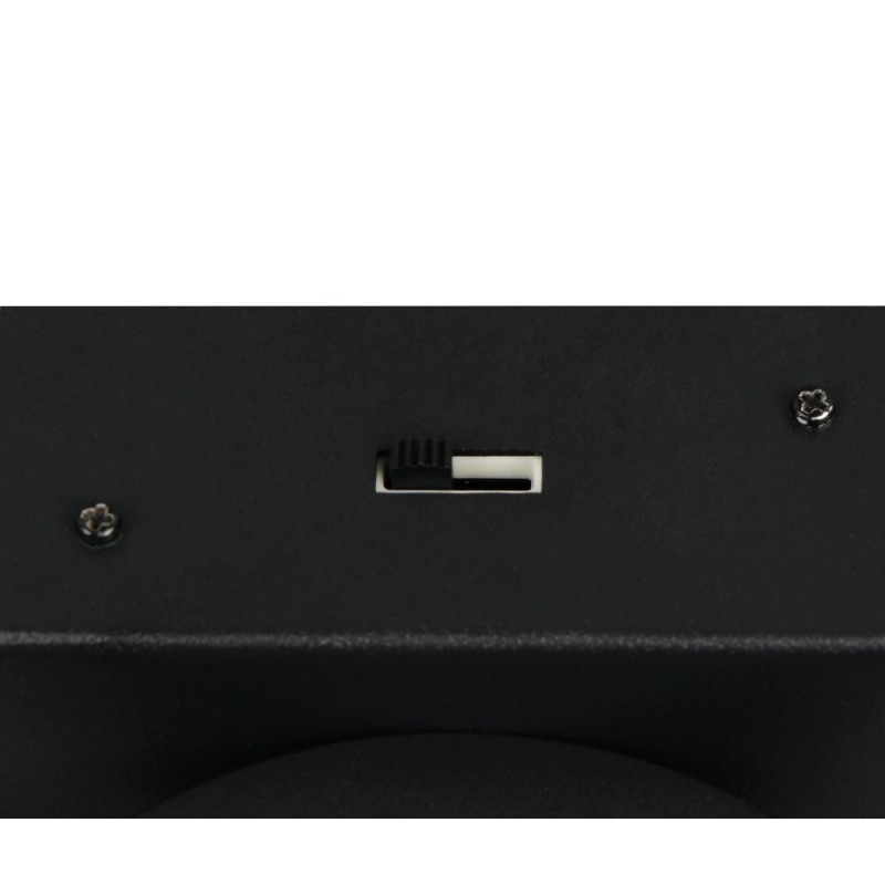 Trio-238270132 - Arpino - Black CCT Wall Lamp with White Glass