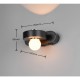 Trio-238270132 - Arpino - Black CCT Wall Lamp with White Glass
