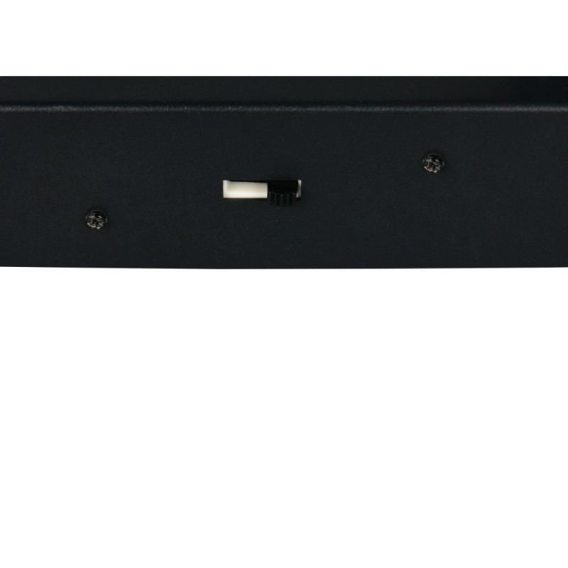 Trio-238270332 - Arpino - Matt Black 3 Light CCT Wall Lamp with White Glass