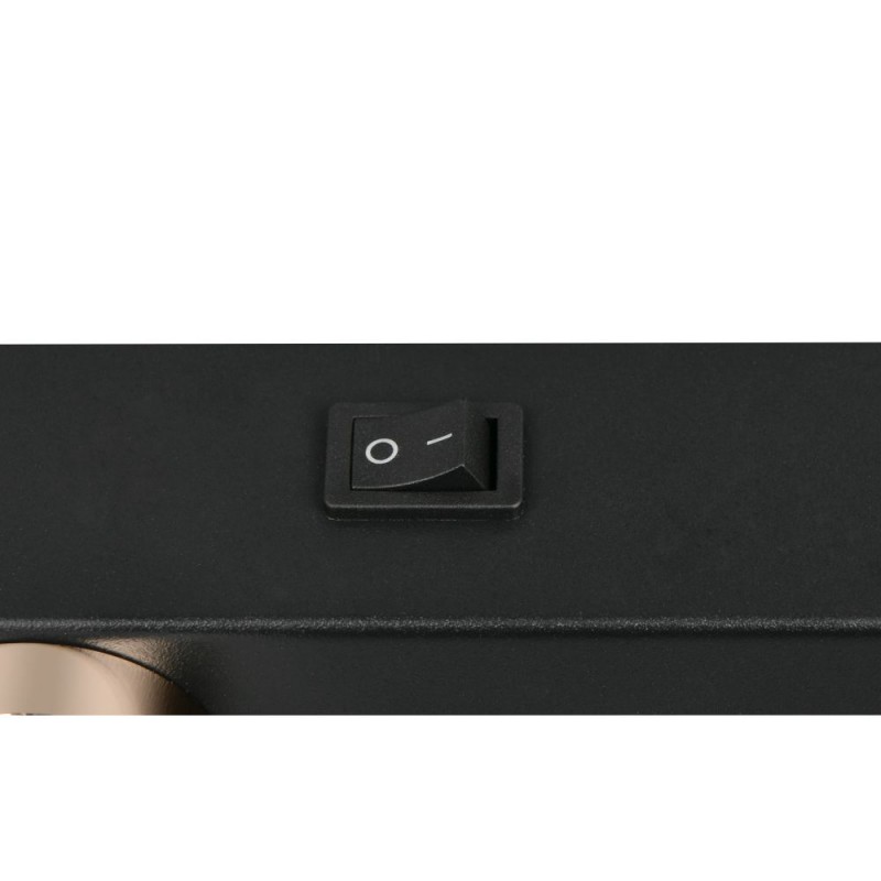 Trio-238270332 - Arpino - Matt Black 3 Light CCT Wall Lamp with White Glass