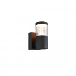 Tagus - Anthracite CCT Wall Lamp with Clear Diffuser IP65