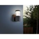 Trio-238560142 - Tagus - Anthracite CCT Wall Lamp with Clear Diffuser IP65