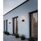 Trio-238569142 - Tagus - Anthracite CCT Sensor Wall Lamp with Clear Diffuser IP54