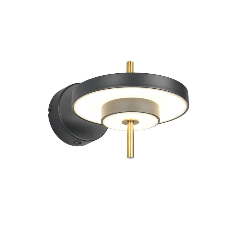 Trio-240270180 - Keaton - Black & Gold CCT Wall Lamp
