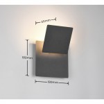 Mio - Adjustable Matt Black LED Wall Lamp