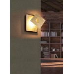 Leano - Adjustable Painted Gold LED Wall Lamp